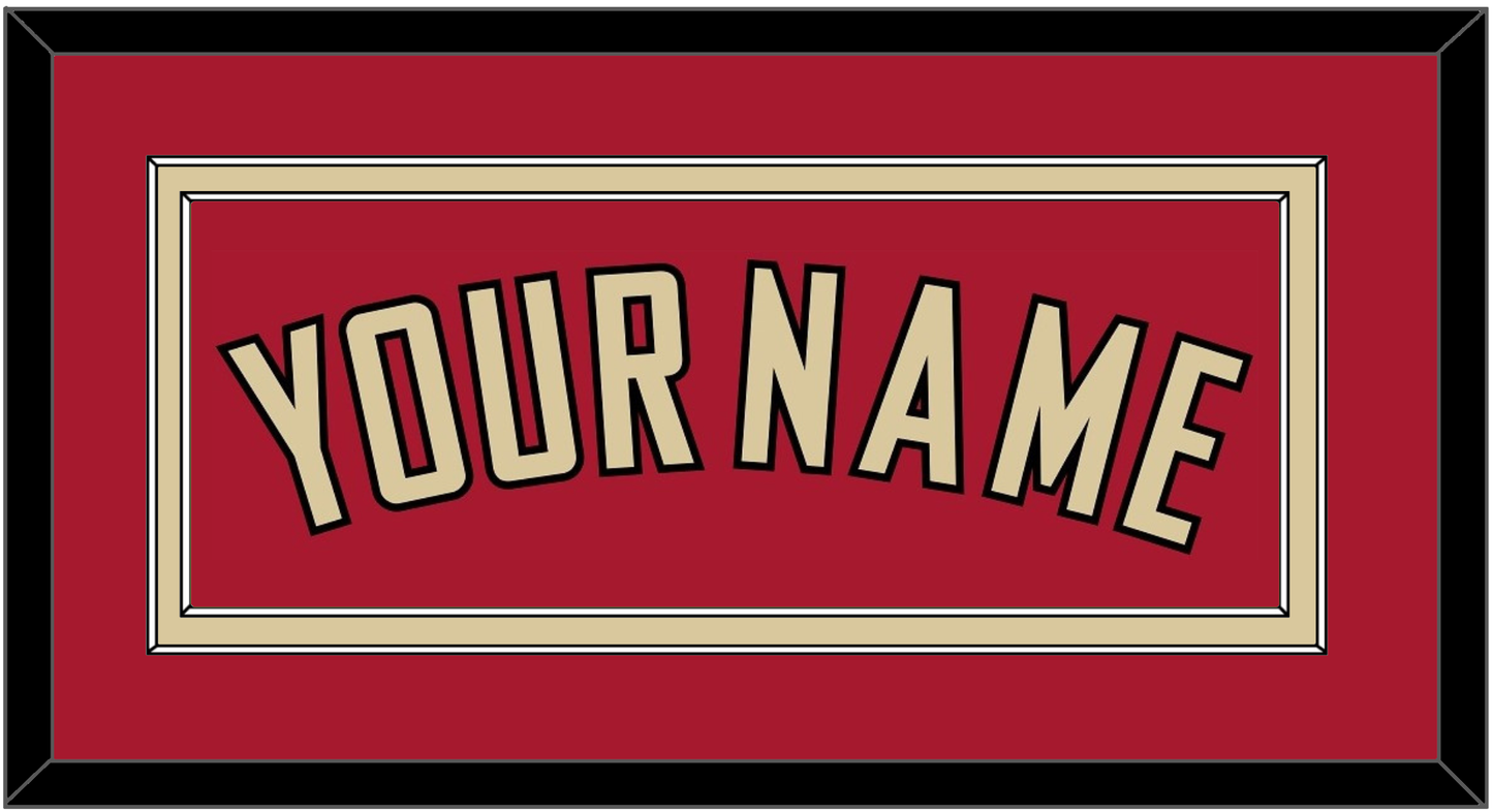 Arizona Name - Alternate Red (2020-2023) - Signature Tier 2