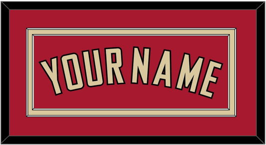 Arizona Name - Alternate Red (2020-2023) - Signature Tier 2