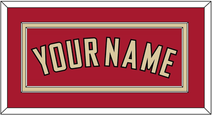 Arizona Name - Alternate Red (2020-2023) - Signature Tier 2