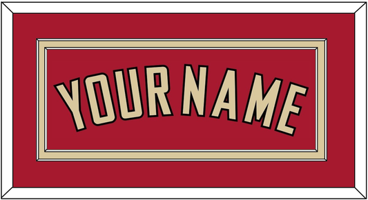 Arizona Name - Alternate Red (2020-2023) - Signature Tier 2