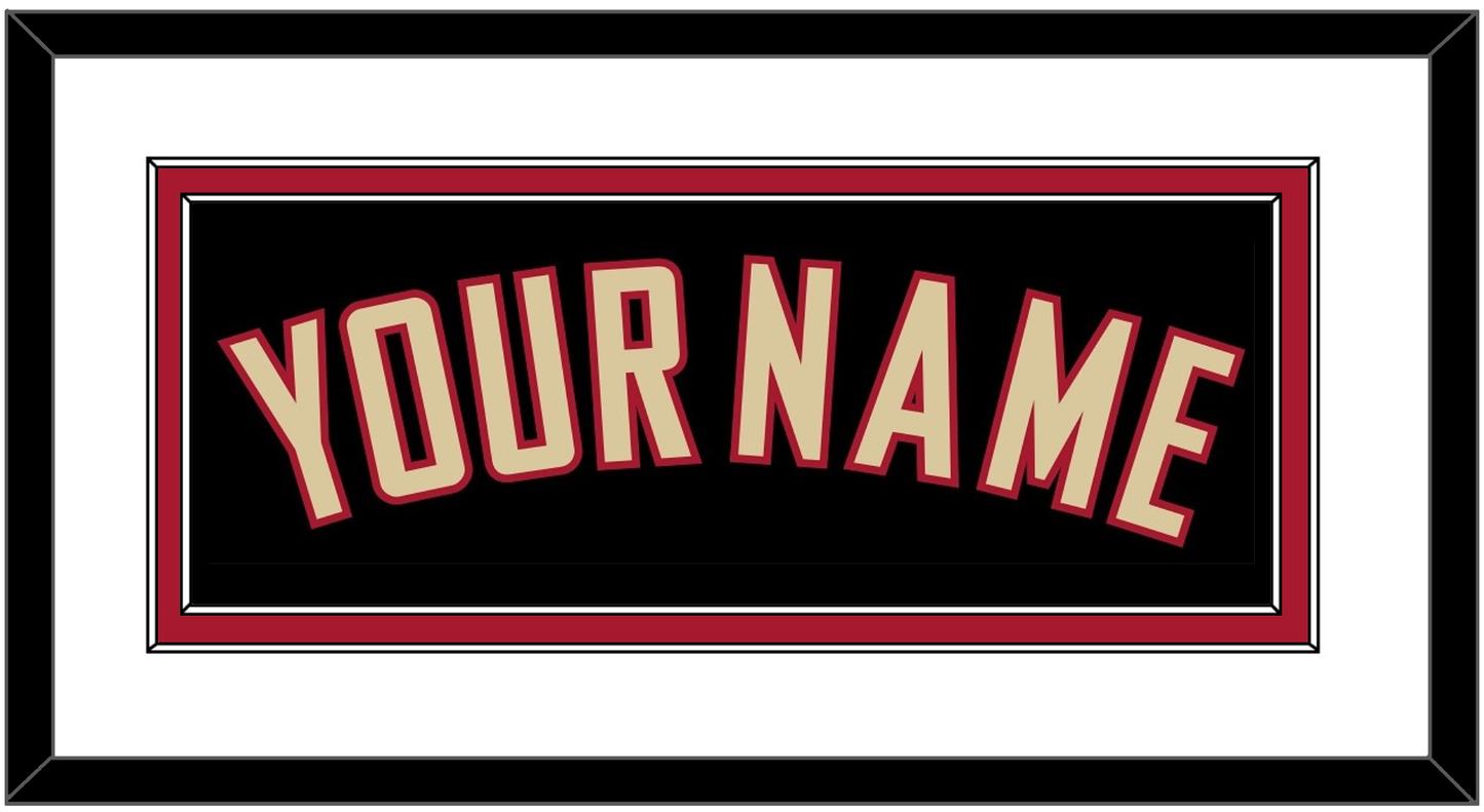 Arizona Name - Alternate Black (2020-2023) - Signature Tier 1