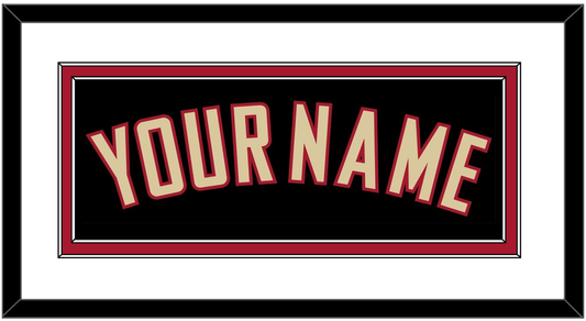 Arizona Name - Alternate Black (2020-2023) - Signature Tier 1