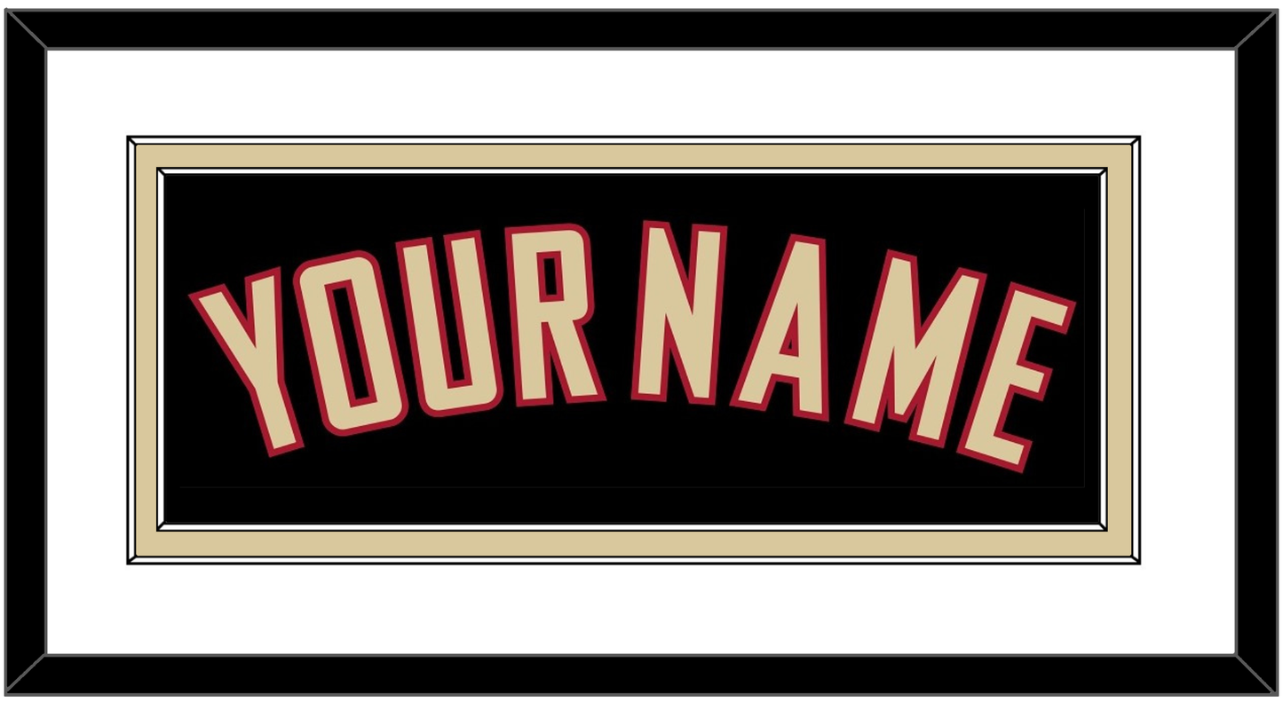 Arizona Name - Alternate Black (2020-2023) - Signature Tier 2