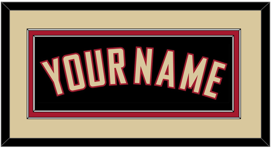 Arizona Name - Alternate Black (2020-2023) - Signature Tier 4