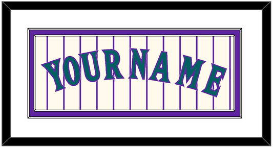 Arizona Name - Home Off-White Pinstripes (2001-2006) - Signature Tier 1