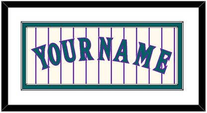 Arizona Name - Home Off-White Pinstripes (2001-2006) - Signature Tier 2