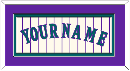 Arizona Name - Home Off-White Pinstripes (2001-2006) - Signature Tier 3