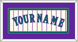Arizona Name - Home Off-White Pinstripes (2001-2006) - Double Mat 3