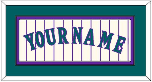 Arizona Name - Home Off-White Pinstripes (2001-2006) - Signature Tier 4