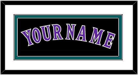 Arizona Name - Alternate Black (2001-2006) - Signature Tier 2