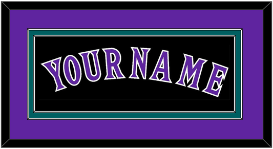 Arizona Name - Alternate Black (2001-2006) - Signature Tier 3
