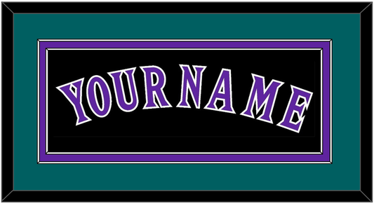 Arizona Name - Alternate Black (2001-2006) - Signature Tier 4