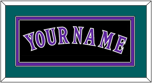 Arizona Name - Alternate Black (2001-2006) - Signature Tier 4