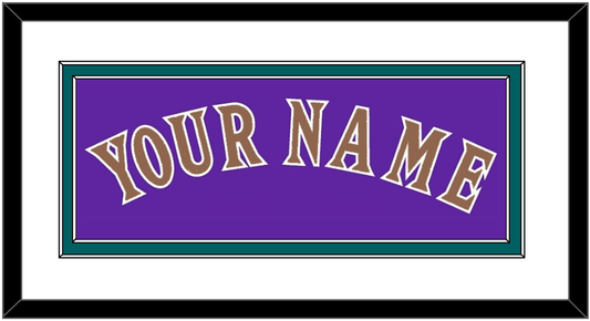 Arizona Name - Alternate Purple (1998-2002) - Signature Tier 1