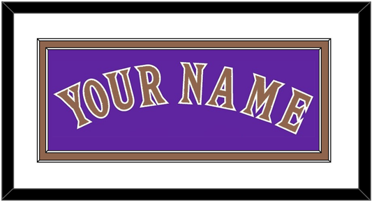 Arizona Name - Alternate Purple (1998-2002) - Signature Tier 2