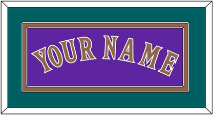 Arizona Name - Alternate Purple (1998-2002) - Signature Tier 3