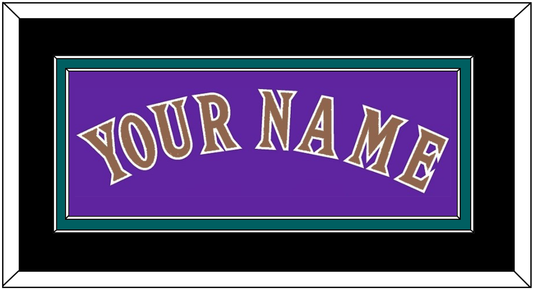 Arizona Name - Alternate Purple (1998-2002) - Signature Tier 4