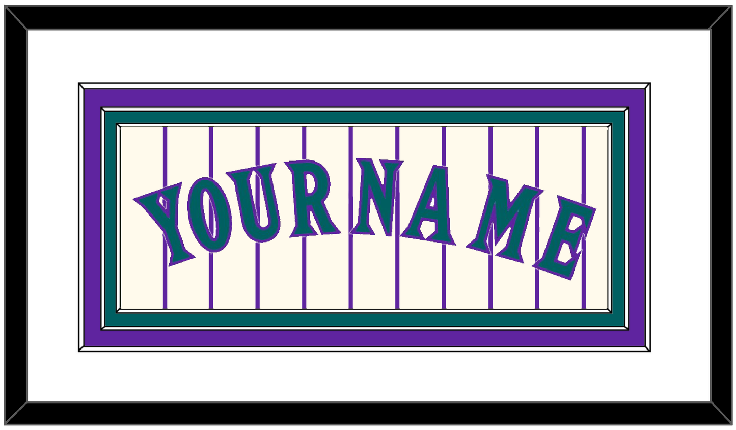 Arizona Name - Home Off-White Pinstripes (2001-2006) - Premier Tier 1