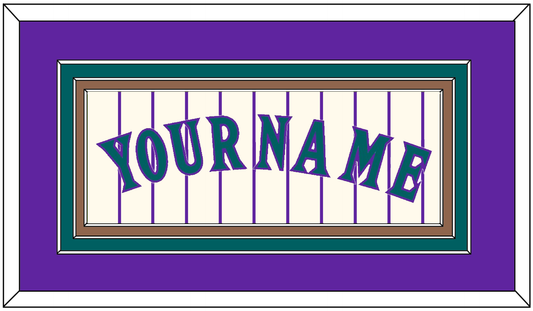 Arizona Name - Home Off-White Pinstripes (2001-2006) - Premier Tier 2