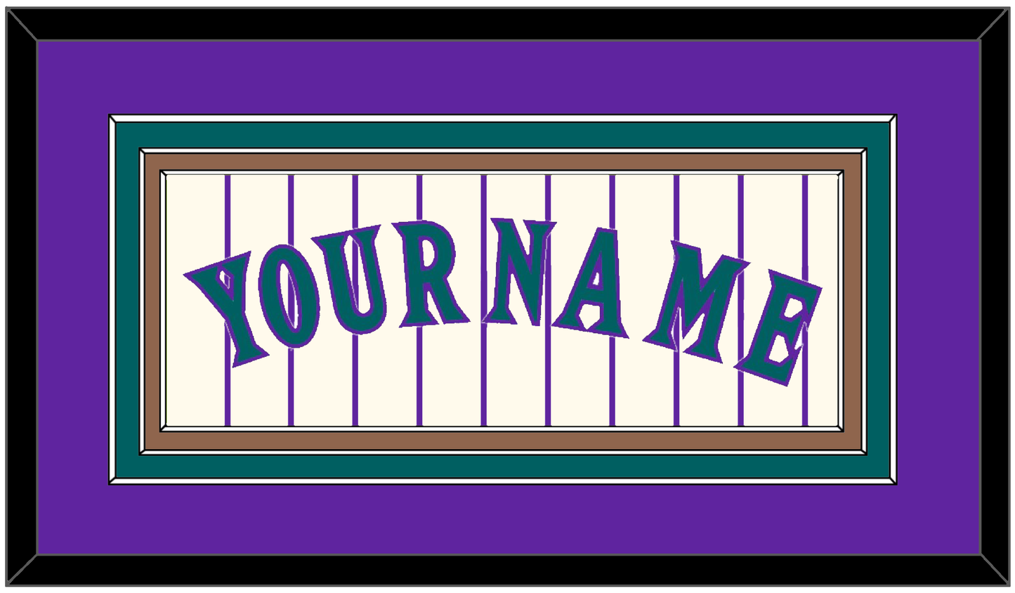 Arizona Name - Home Off-White Pinstripes (2001-2006) - Premier Tier 2