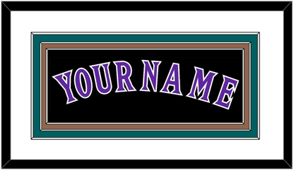 Arizona Name - Alternate Black (2001-2006) - Premier Tier 1