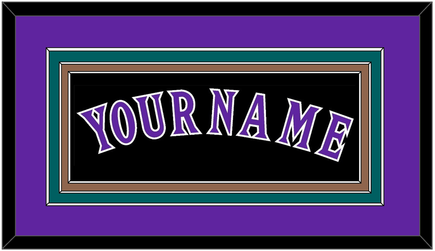 Arizona Name - Alternate Black (2001-2006) - Premier Tier 2
