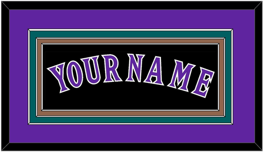 Arizona Name - Alternate Black (2001-2006) - Premier Tier 2