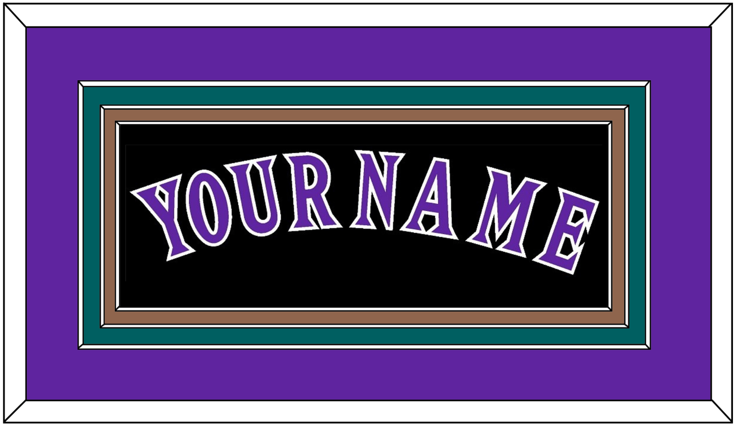 Arizona Name - Alternate Black (2001-2006) - Premier Tier 2