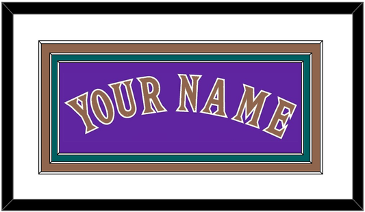 Arizona Name - Alternate Purple (1998-2002) - Premier Tier 1