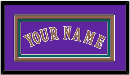 Arizona Name - Alternate Purple (1998-2002) - Premier Tier 2