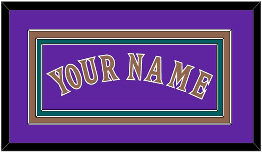 Arizona Name - Alternate Purple (1998-2002) - Premier Tier 2