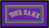 Arizona Name - Alternate Purple (1998-2002) - Premier Tier 2