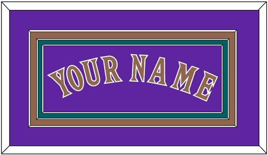 Arizona Name - Alternate Purple (1998-2002) - Premier Tier 2