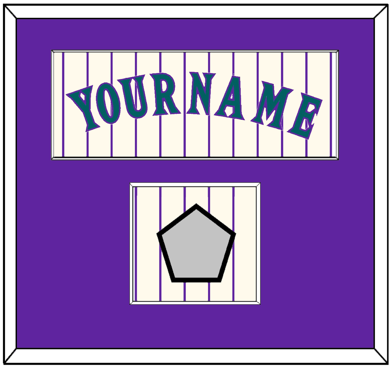 Arizona Name & World Series Patch - Home Off-White Pinstripes (2001-2006) - Essential Tier 1
