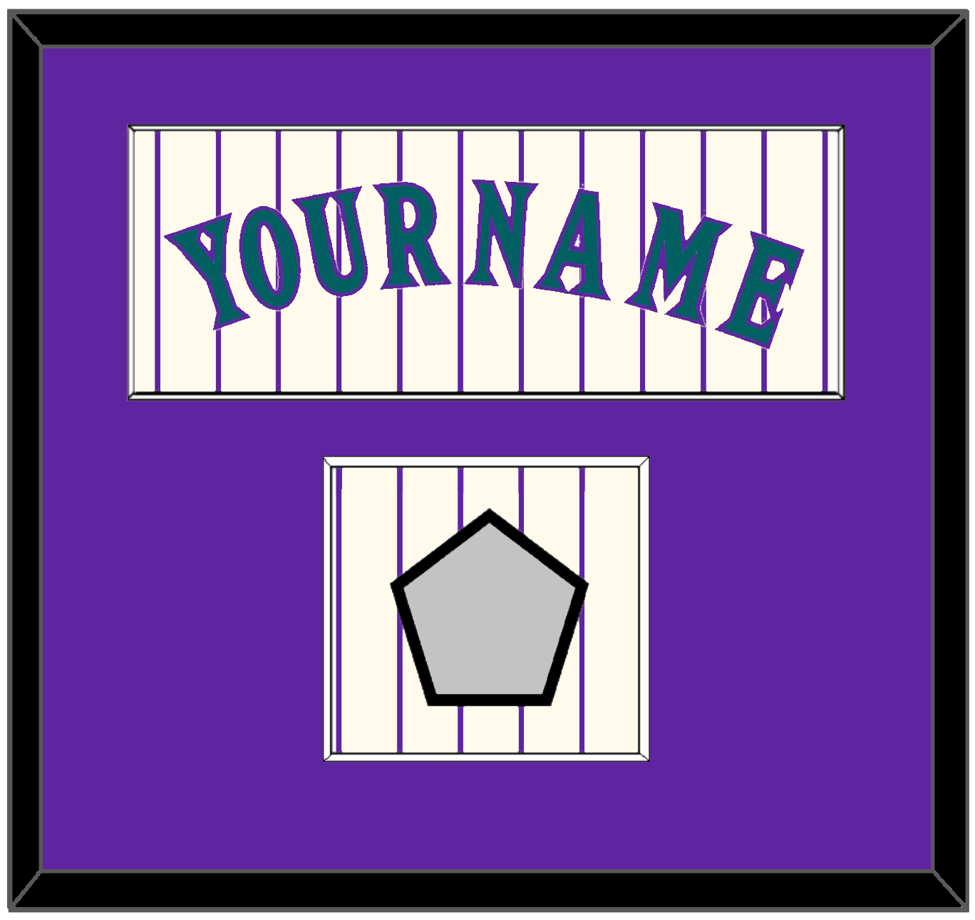 Arizona Name & World Series Patch - Home Off-White Pinstripes (2001-2006) - Essential Tier 1