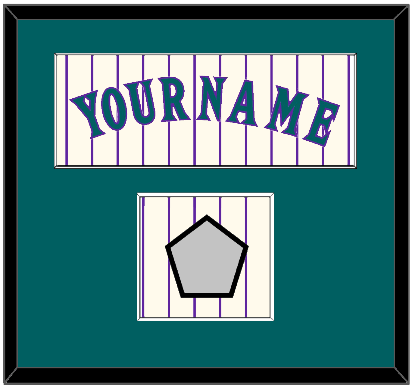 Arizona Name & World Series Patch - Home Off-White Pinstripes (2001-2006) - Essential Tier 2
