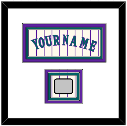 Arizona Name & World Series Patch - Home Off-White Pinstripes (2001-2006) - Premier Tier 1