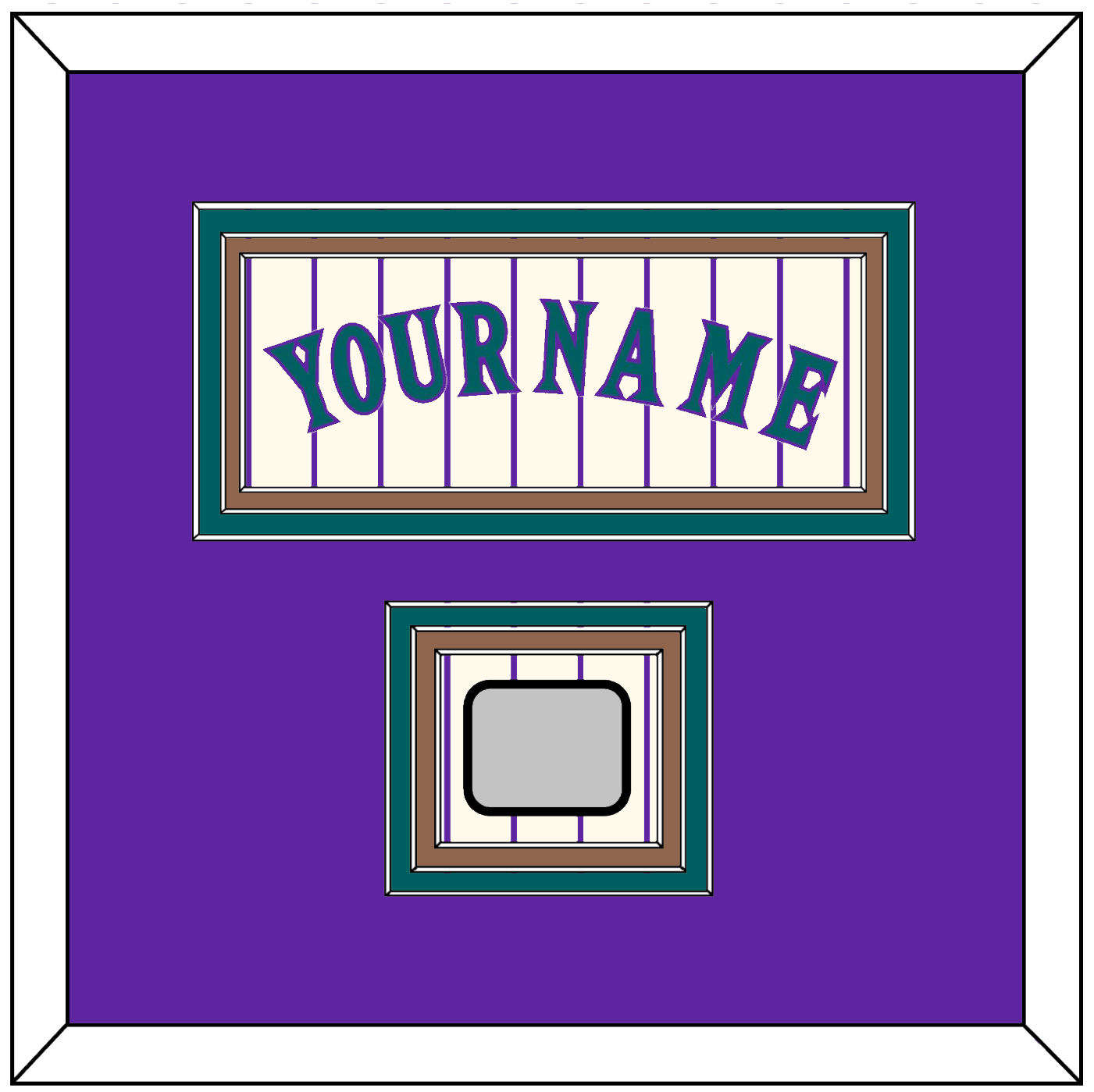 Arizona Name & World Series Patch - Home Off-White Pinstripes (2001-2006) - Premier Tier 2