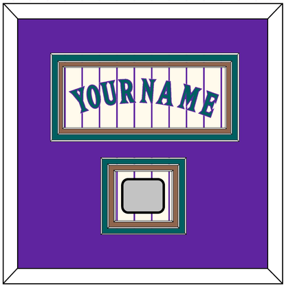 Arizona Name & World Series Patch - Home Off-White Pinstripes (2001-2006) - Premier Tier 2
