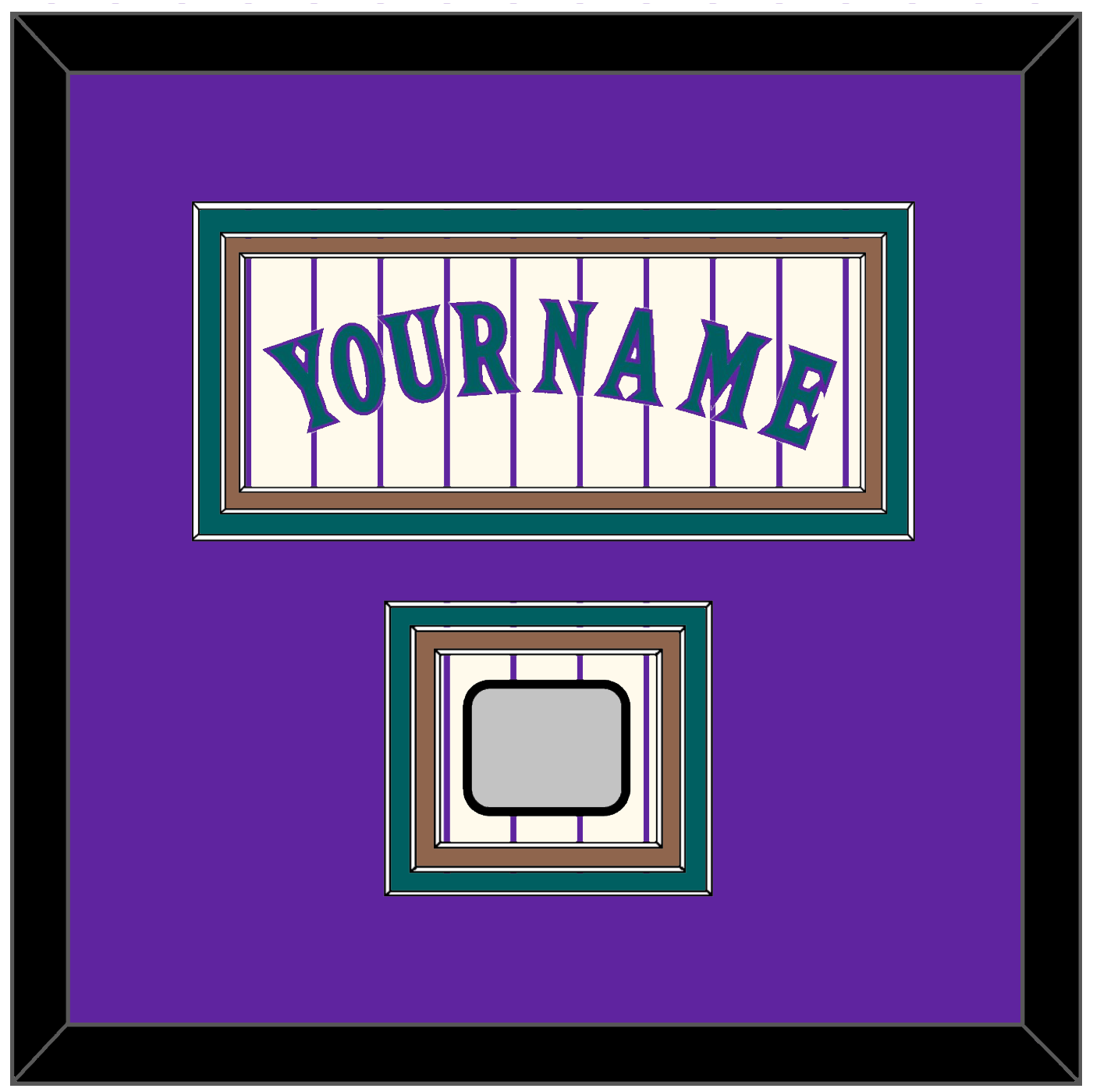 Arizona Name & World Series Patch - Home Off-White Pinstripes (2001-2006) - Premier Tier 2