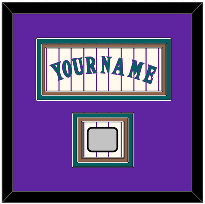 Arizona Name & World Series Patch - Home Off-White Pinstripes (2001-2006) - Premier Tier 2