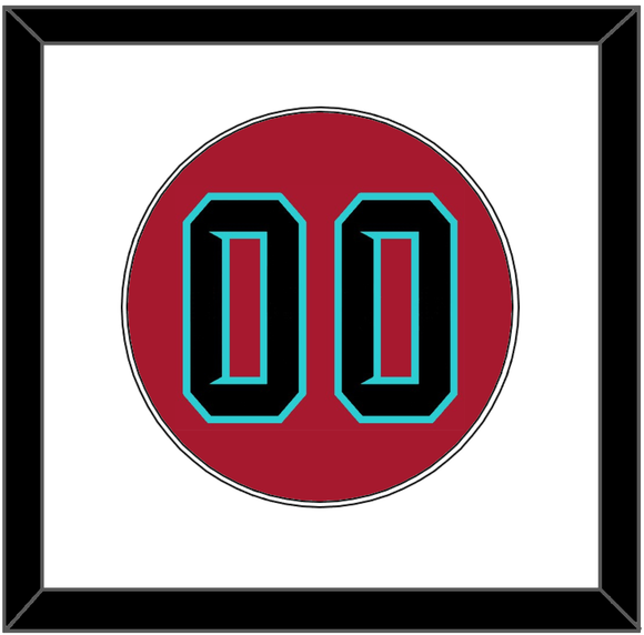 Arizona Number - Alternate Red - Single Mat 1
