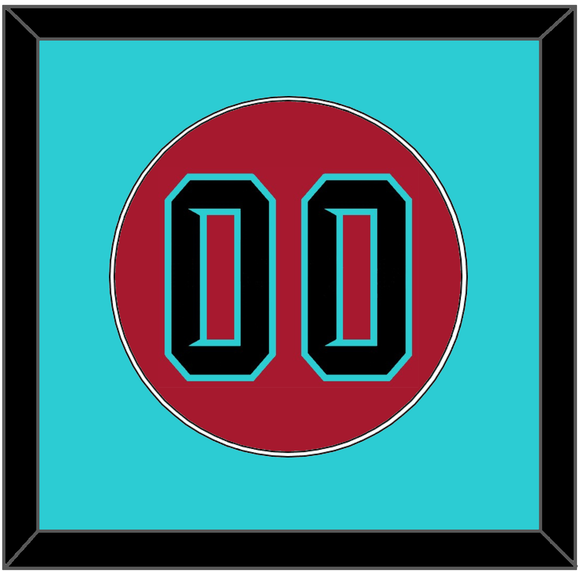 Arizona Number - Alternate Red - Single Mat 2