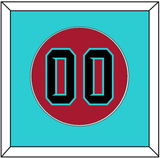 Arizona Number - Alternate Red - Single Mat 2