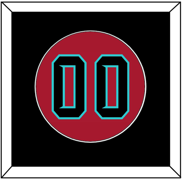 Arizona Number - Alternate Red - Single Mat 3