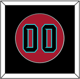 Arizona Number - Alternate Red - Single Mat 3