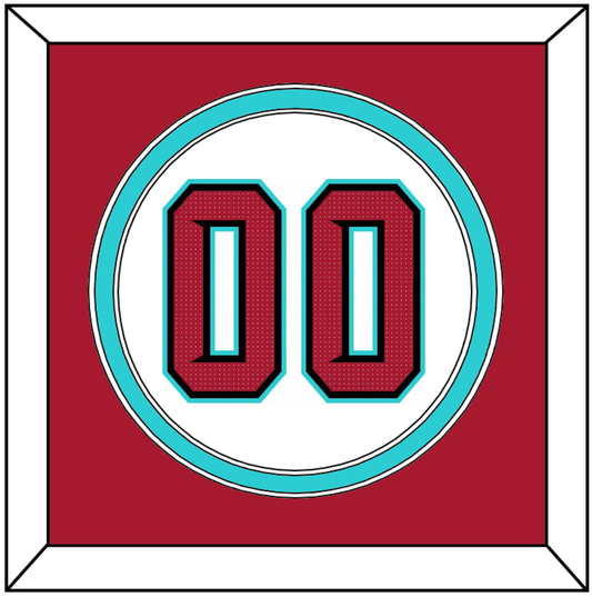 Arizona Number - Home White - Signature Tier 4