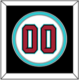 Arizona Number - Home White - Double Mat 5