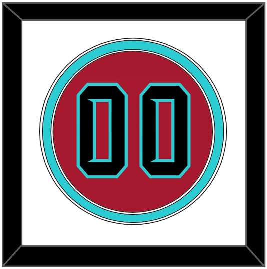 Arizona Number - Alternate Red - Signature Tier 1