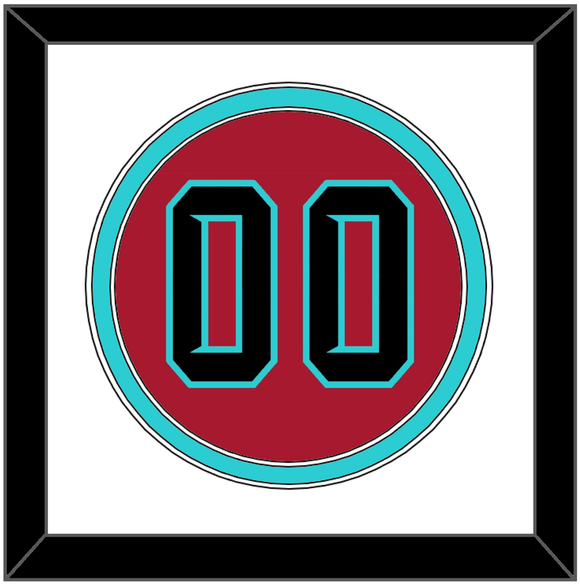 Arizona Number - Alternate Red - Double Mat 1